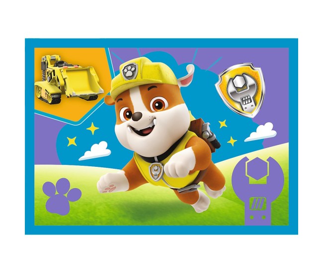 Puzzle trefl 4in1 patrula catelusilor echipa Puzzle trefl 4in1 patrula catelusilor echipa