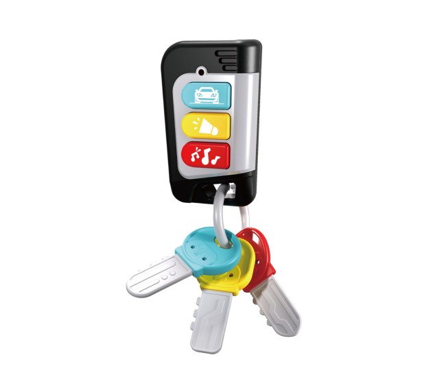 Jucarie interactiva chei auto bebe joaca-te si porneste Jucarie interactiva chei auto bebe joaca-te si porneste