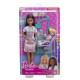 Barbie set de joaca papusa barbie bruneta face cariera stomatolog Barbie set de joaca papusa barbie bruneta face cariera stomatolog