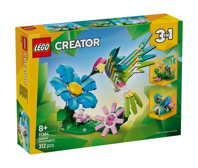 Lego creator animale salbatice colibri colorat 31384