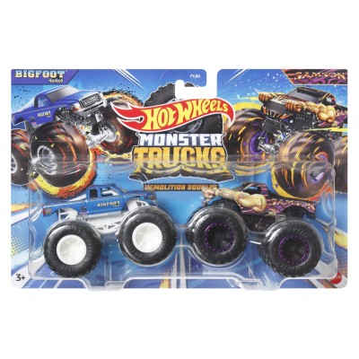 Hot wheels monster truck set 2 masini scara 1 la 64 bigfoot si samson