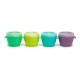 Set 4 recipiente plastic snap&go, melii, 118 ml
