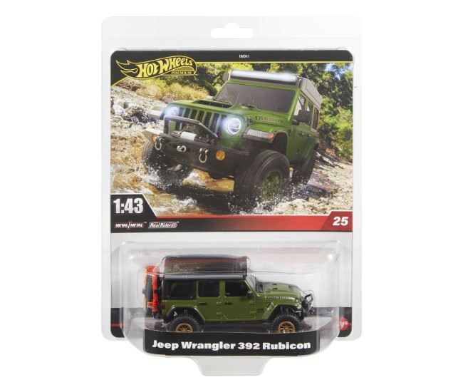 Hot wheels premium real riders masinuta metalica jeep wrangler 392 rubicon scara 1 la 43 Hot wheels premium real riders masinuta metalica jeep wrangler 392 rubicon scara 1 la 43