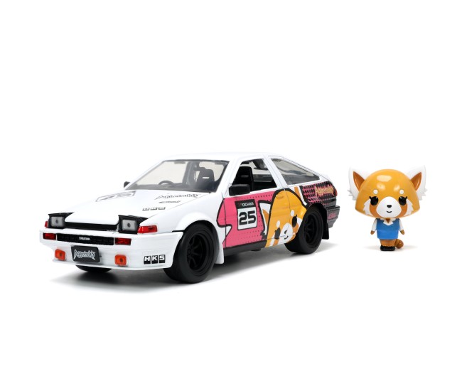 Jada aggretsuko set masinuta metalica si figurina aggretsuko si toyota trueno scara 1:24 Jada aggretsuko set masinuta metalica si figurina aggretsuko si toyota trueno scara 1:24