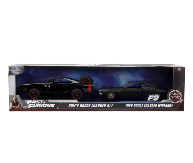 Jada fast and furious set masinute metalice dodge charger rt si dodge charger widebody scara 1:32 Jada fast and furious set masinute metalice dodge charger rt si dodge charger widebody scara 1:32