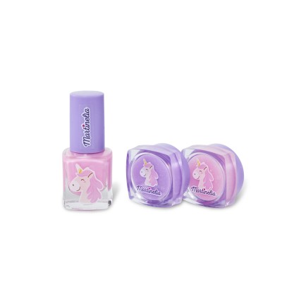 Martinelia little unicorn set unghii si buze Martinelia little unicorn set unghii si buze