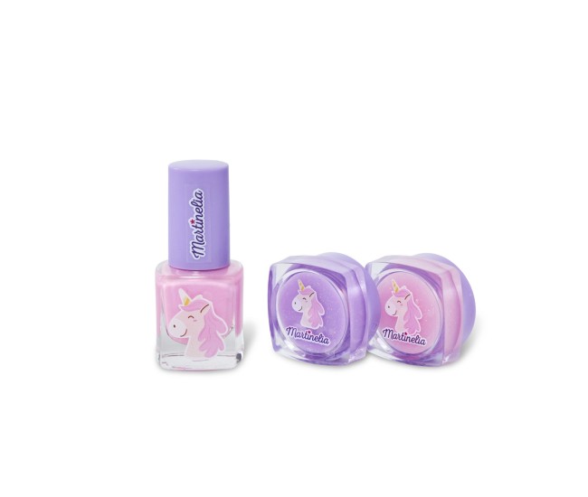 Martinelia little unicorn set unghii si buze Martinelia little unicorn set unghii si buze