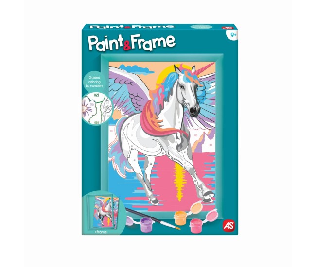 Picteaza si inrameaza unicornul magic Picteaza si inrameaza unicornul magic