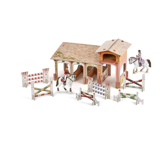 Papo figurina set poney club-boxa carton+4 figurine Papo figurina set poney club-boxa carton+4 figurine