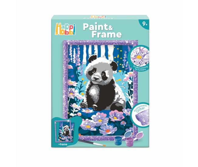 Happi hobbi picteaza inrameaza panda visator Happi hobbi picteaza inrameaza panda visator