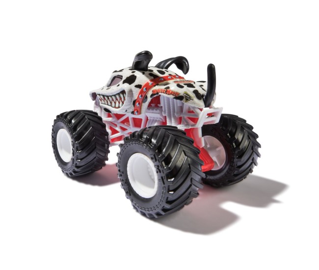 Monster jam ruff crowd masinuta metalica monster mutt dalamtian scara 1 la 64