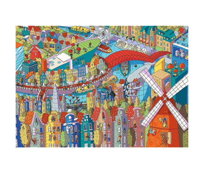 Puzzle trefl 1000 uft eye spy amsterdam Puzzle trefl 1000 uft eye spy amsterdam