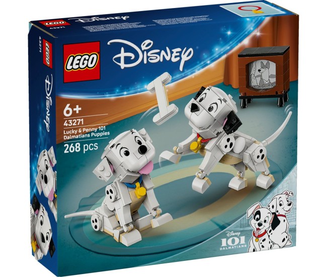 Lego disney catelusii lucky si penny din 101 dalmatieni 43271