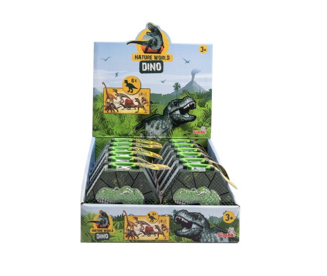 Nature world dino set 6 dinozauri in cutie piramida