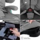 Scaun auto kinderkraft fix2go 76-150 cm, grey Scaun auto kinderkraft fix2go 76-150 cm, grey
