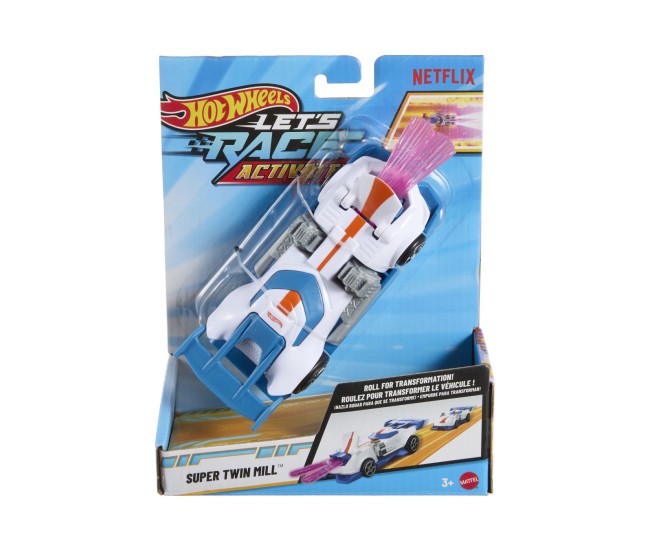 Hot wheels lets race activate masinuta super twin mill scara 1 la 32