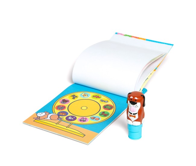 Melissa and doug set de joaca autocolante si stampila cu catelus reincarcabila Melissa and doug set de joaca autocolante si stampila cu catelus reincarcabila