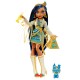 Monster high papusa cleo denile cu animalut si accesorii Monster high papusa cleo denile cu animalut si accesorii