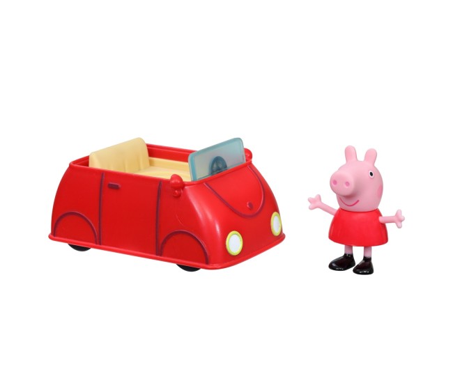 Peppa pig vehicul cu figurina micuta masina rosie Peppa pig vehicul cu figurina micuta masina rosie