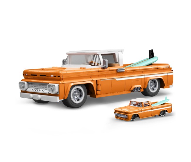 Hot wheels elite series set de constructii camioneta personalizata chevrolet 1962 Hot wheels elite series set de constructii camioneta personalizata chevrolet 1962