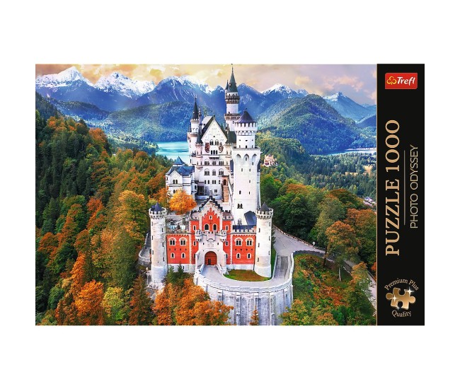 Puzzle trefl 1000 premium plus photo odyssey castelul neuschwanstein germania Puzzle trefl 1000 premium plus photo odyssey castelul neuschwanstein germania