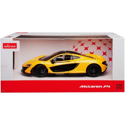 Masinuta metalica mclaren p1 galben scara 1 la 24