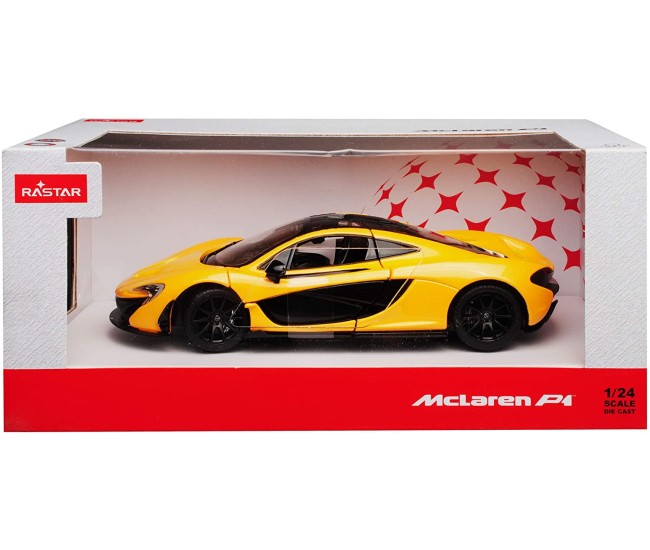 Masinuta metalica mclaren p1 galben scara 1 la 24