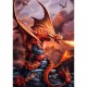 Puzzle trefl 1000 premium plus colectia fantasy dragon de foc Puzzle trefl 1000 premium plus colectia fantasy dragon de foc