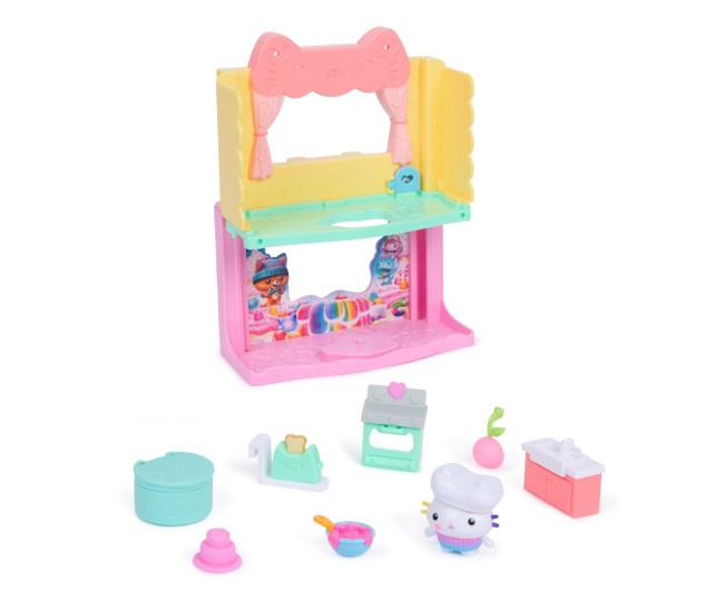 Gabbys dollhouse filmul bucataria magica a lui cakeys cu figurine si accesorii Gabbys dollhouse filmul bucataria magica a lui cakeys cu figurine si accesorii