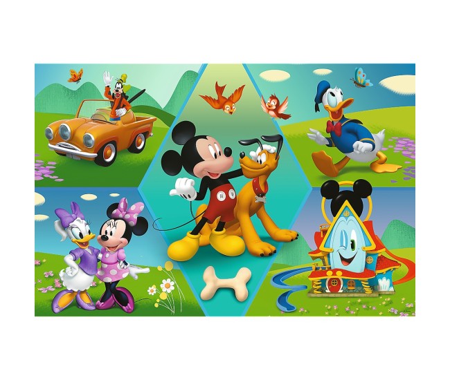 Puzzle trefl primo super shape xxl 60 disney mickey amuzantul Puzzle trefl primo super shape xxl 60 disney mickey amuzantul