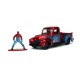 Jada marvel set masinuta metalica ford pick up scara 1:32 si figurina metalica spider man Jada marvel set masinuta metalica ford pick up scara 1:32 si figurina metalica spider man