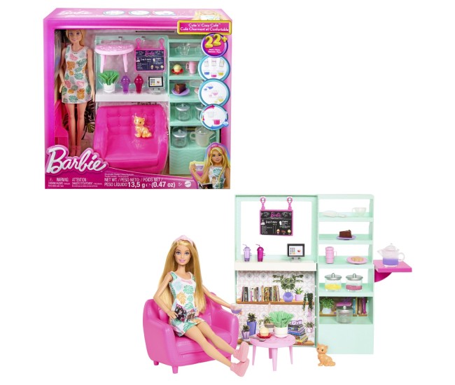 Barbie set papusa barbie si ceainarie Barbie set papusa barbie si ceainarie