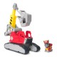 Patrula catelusilor rubble si echipa set vehicul excavator si figurina charger Patrula catelusilor rubble si echipa set vehicul excavator si figurina charger