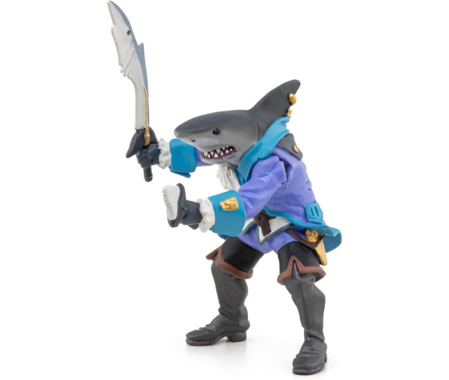 Papo figurina mutant rechin cu jacheta albastra Papo figurina mutant rechin cu jacheta albastra