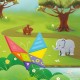 Joc educational tangram magnetic