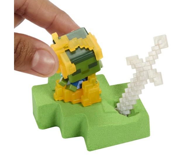 Minecraft mini mode set explorare miniera gri si alb Minecraft mini mode set explorare miniera gri si alb