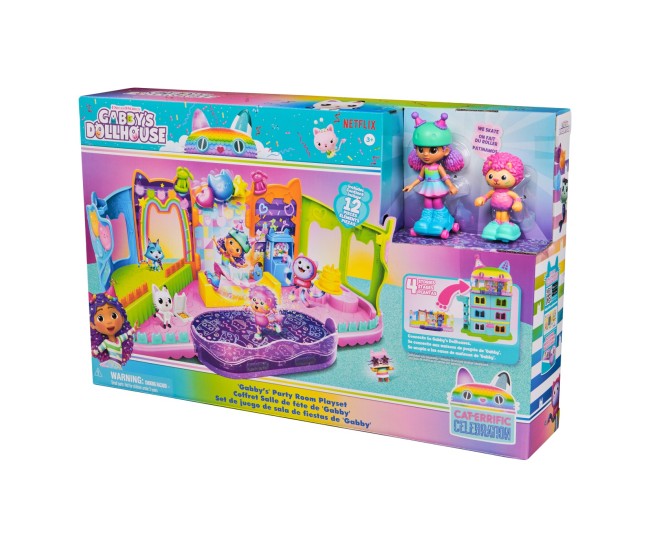 Gabbys dollhouse set de joaca camera de petrecere Gabbys dollhouse set de joaca camera de petrecere