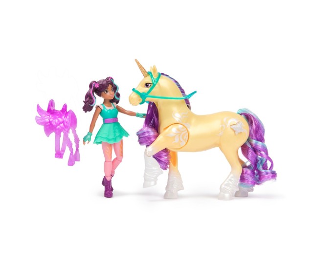 Unicorn academy set papusa ava si unicornul leaf planta magica Unicorn academy set papusa ava si unicornul leaf planta magica