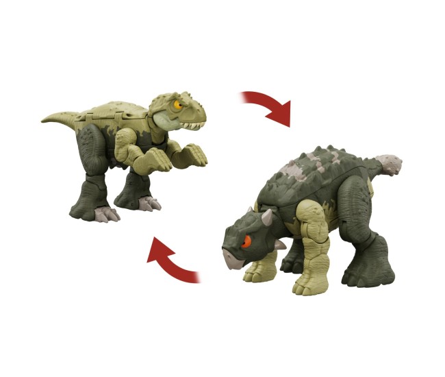 Jurassic world fierce changers double danger dinozaur transformabil tyrannosaurus rex si ankylosaurus verde Jurassic world fierce changers double danger dinozaur transformabil tyrannosaurus rex si ankylosaurus verde