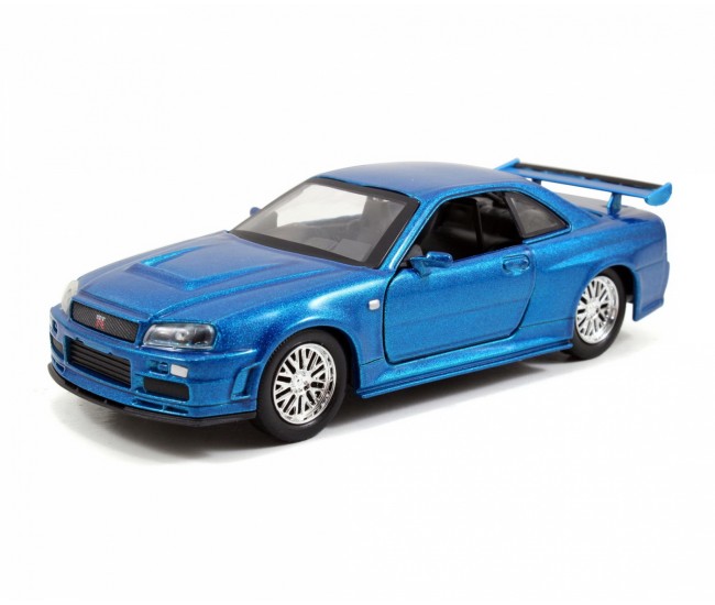 Set masinute metalice fast & furious brian's nissan skyline gt-r(bnr34) scara 1 la 32 Set masinute metalice fast & furious brian's nissan skyline gt-r(bnr34) scara 1 la 32
