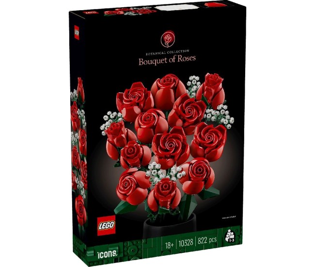 Lego icons buchet de trandafiri 10328