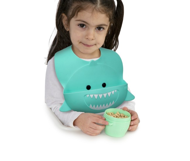 Baveta silicon, melii, model rechin