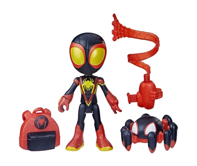 Spidey prietenii extraordinari set figurina miles morales spider man 10cm si accesorii Spidey prietenii extraordinari set figurina miles morales spider man 10cm si accesorii