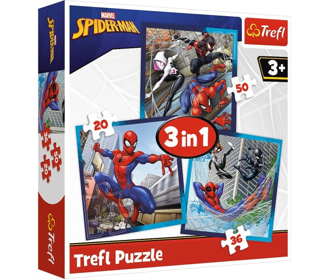 Puzzle trefl 3in1 disney marvel spiderman Puzzle trefl 3in1 disney marvel spiderman