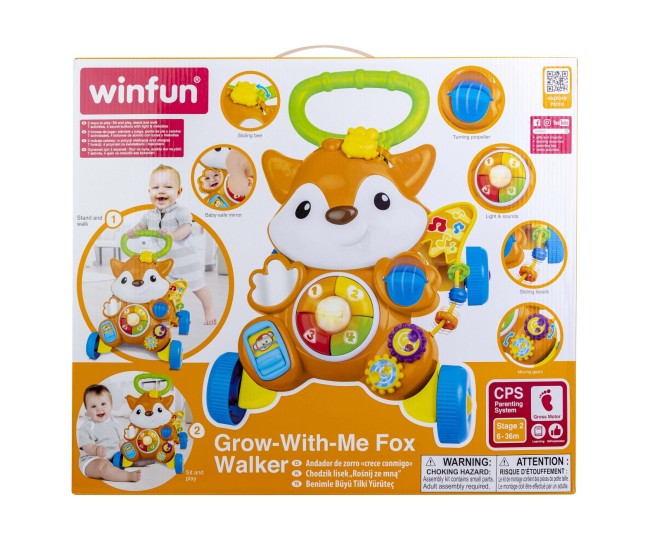 Winfun antemergator vulpe cu lumini si sunete Winfun antemergator vulpe cu lumini si sunete