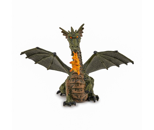 Papo figurina dragon verde inaripat cu flacara Papo figurina dragon verde inaripat cu flacara