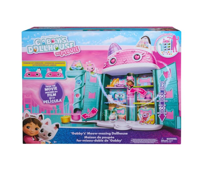 Gabbys dollhouse filmul casa de papusi a lui gabbys meow mazing cu accesorii Gabbys dollhouse filmul casa de papusi a lui gabbys meow mazing cu accesorii
