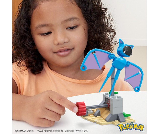 Pokemon mega set de constructie zborul de noapte al zubat Pokemon mega set de constructie zborul de noapte al zubat