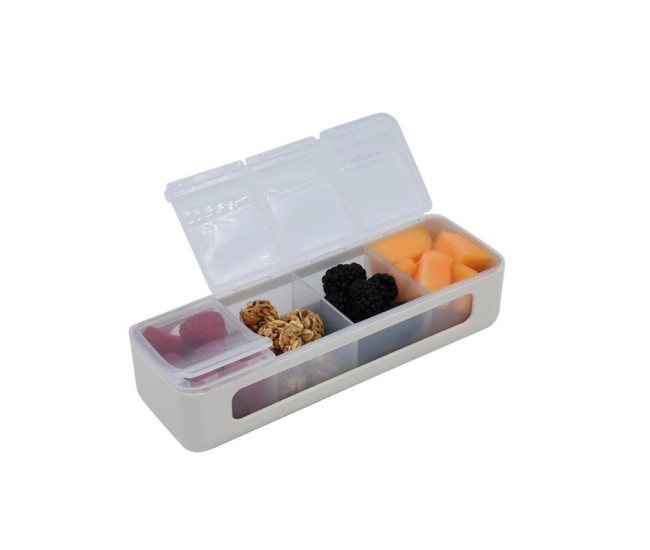 Cutie snack 4 compartimente, melii luxe, ivory Cutie snack 4 compartimente, melii luxe, ivory