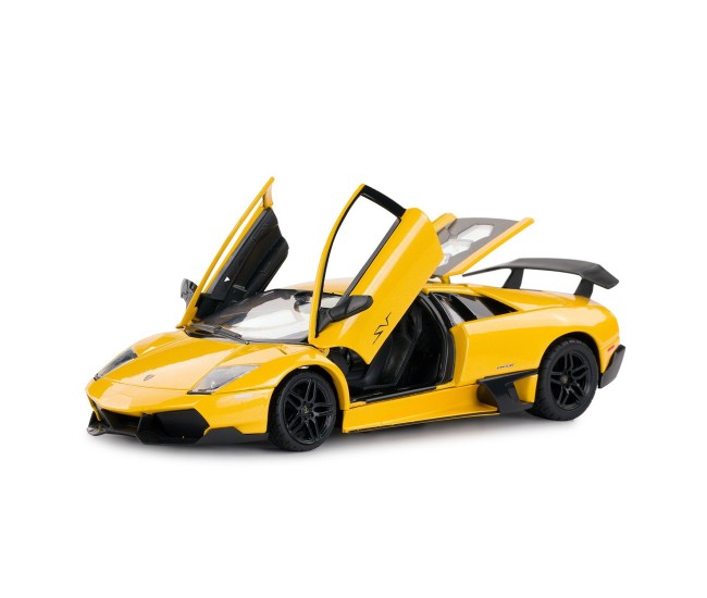 Masinuta metalica  lamborghini murcielago lp670-4 galben scara 1 la 24